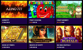 Лучшие азартные игры на сайте azino777